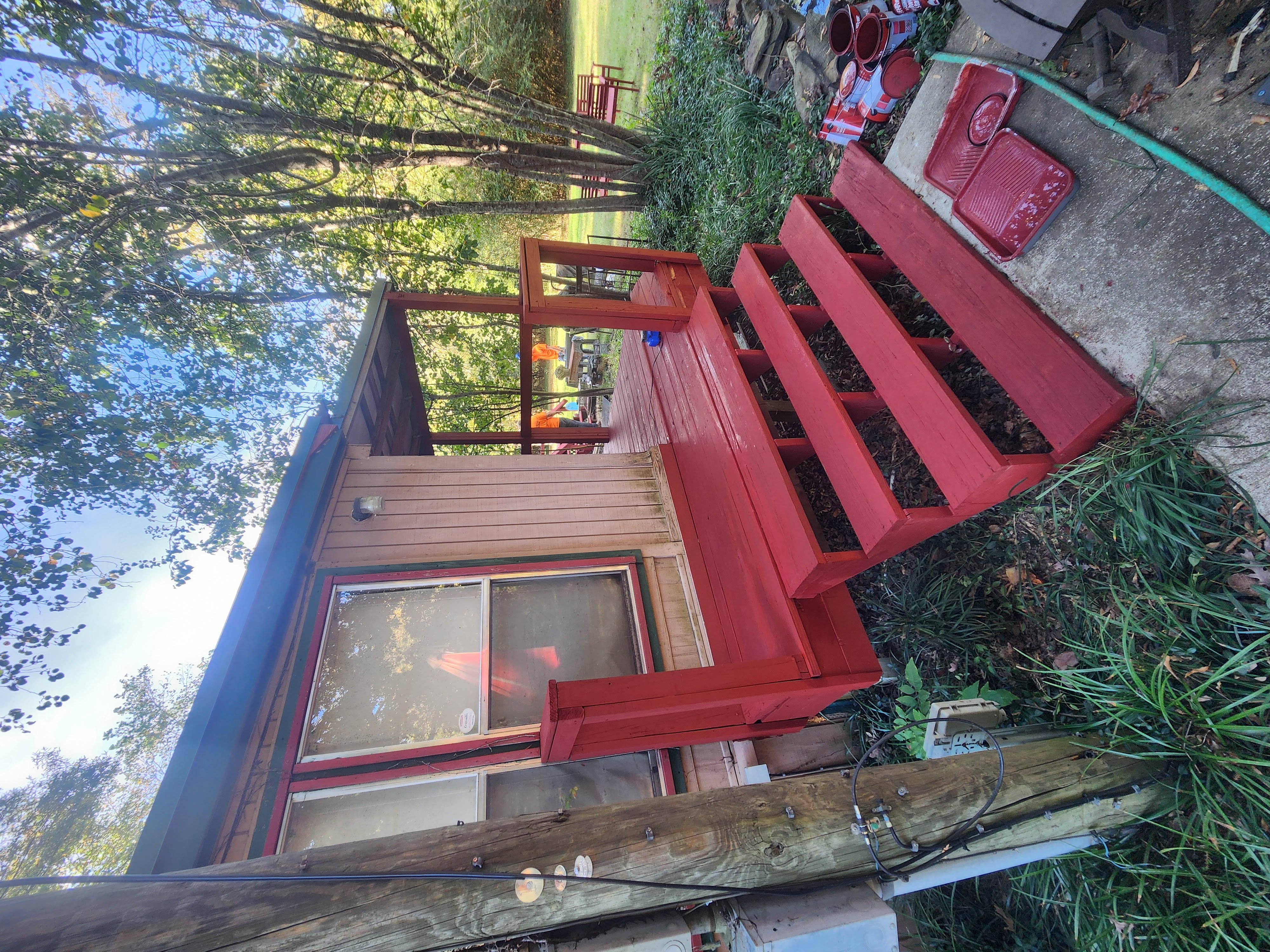 Exterior painting project in Central Arkansas